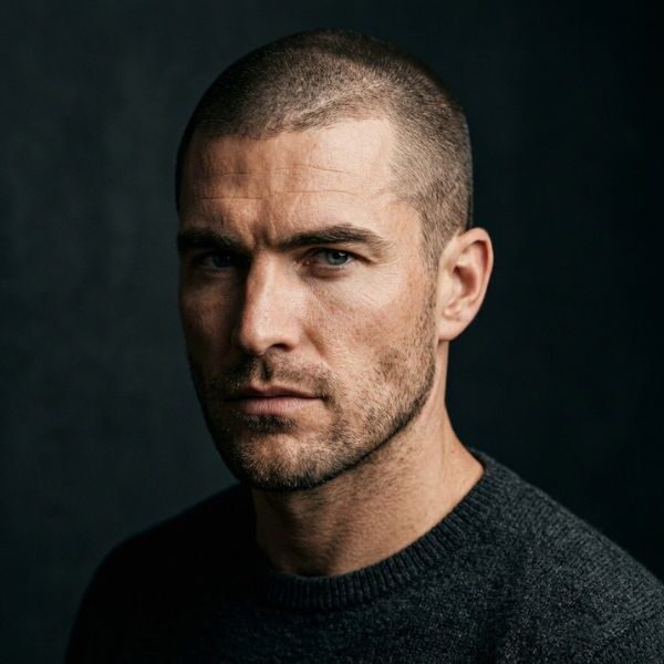 2 Guard Buzz Cut for a Fresh and Masculine Look (1)
