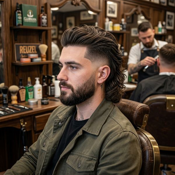 Classic Modern Mullet Fade