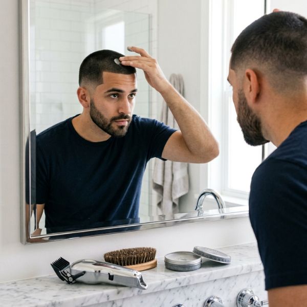 How to Style and Maintain a 2 Guard Buzz Cut Men