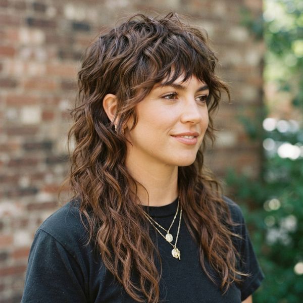 Layered Wavy Mullet