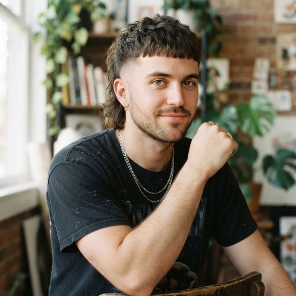 Short Fringe Mullet