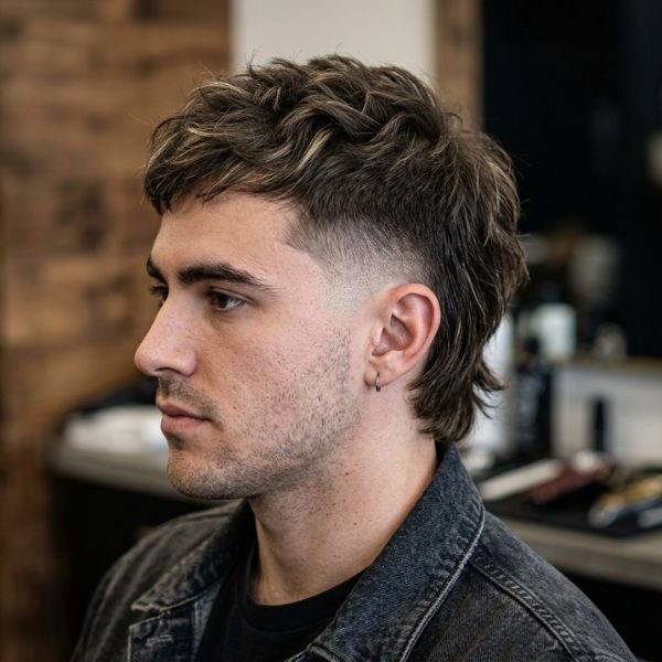 Short Modern Mullet Fade