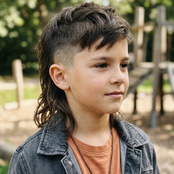 Undercut Mullet Kids