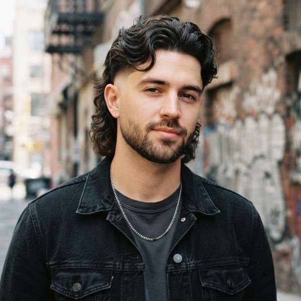 Wavy Mullet with Fade