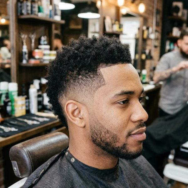 Classic Burst Fade Mohawk