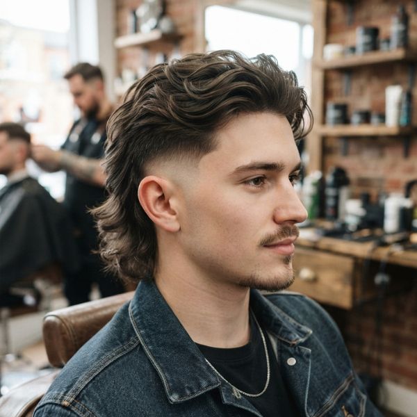 Classic Modern Mullet Fade