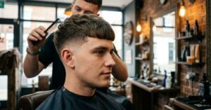 French Crop Burst Fade