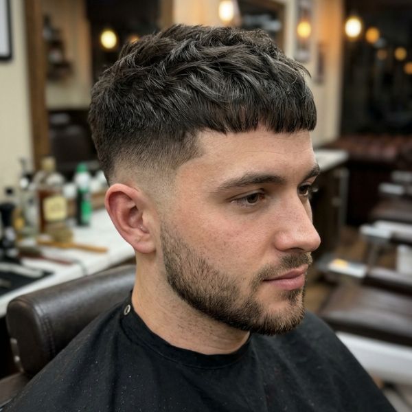 French Crop Low Taper Fade
