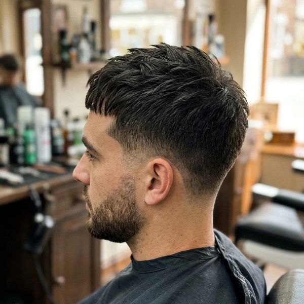 French Crop Low Taper Fade
