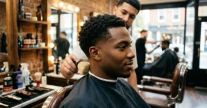 Low Taper Fade Black Haircut
