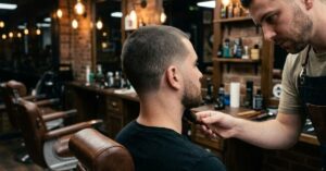 Low Taper Fade Buzz Cut