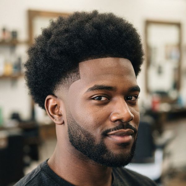Low Taper Fade Classic Afro