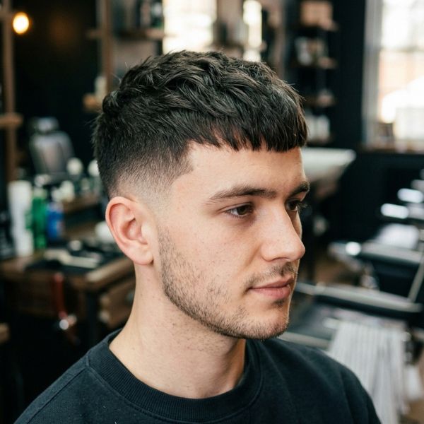 Low Taper Fade French Crop hair Short
