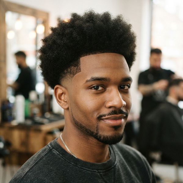 Low Taper Fade Modern Afro