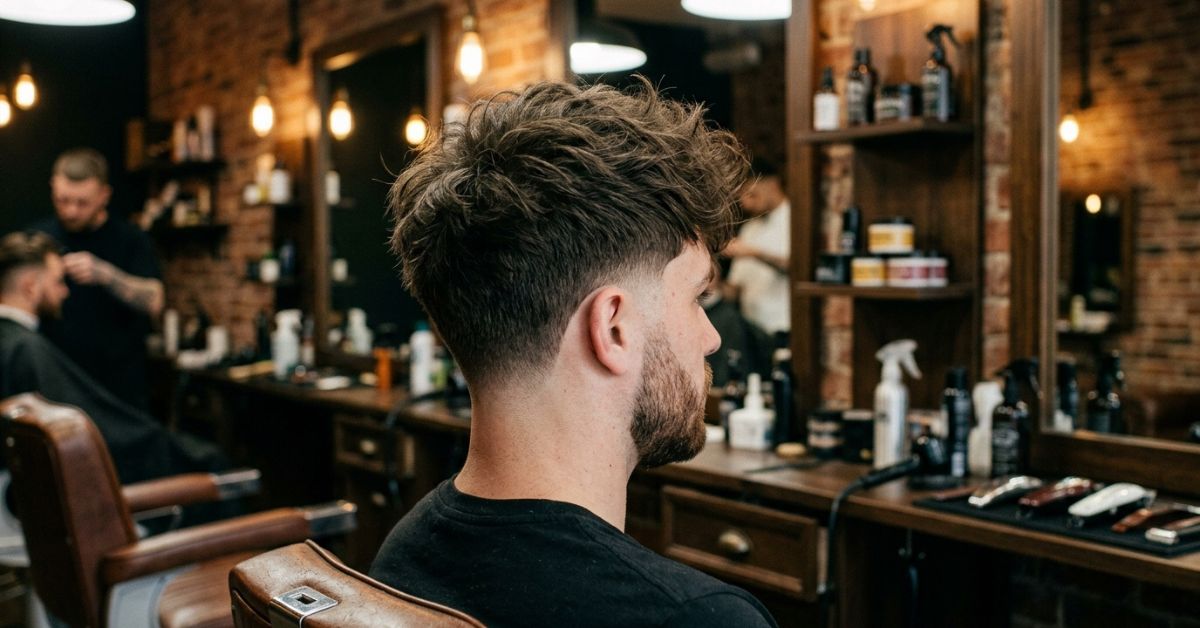 Low Taper Fade Textured Top