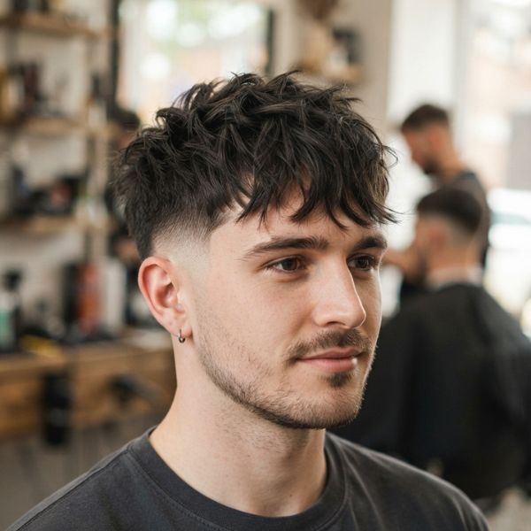 Messy Low Taper Fade Fringe