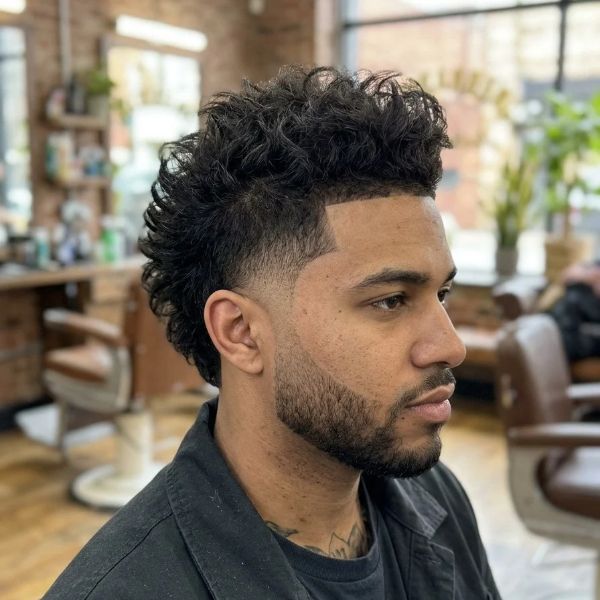 Modern Burst Fade Mohawk