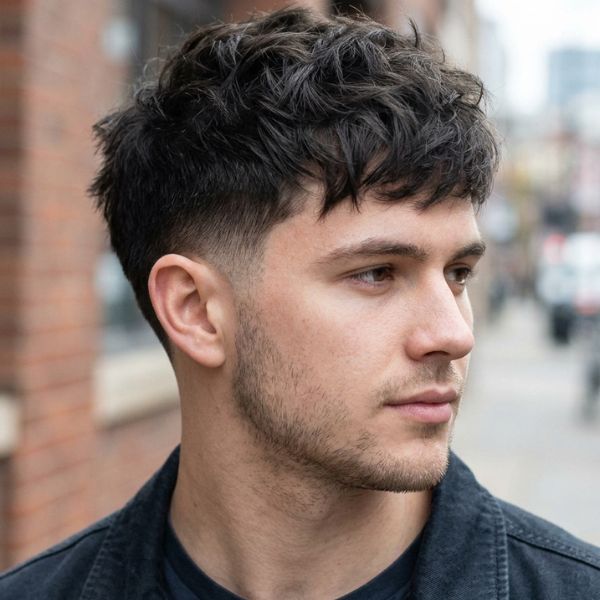 Modern Low Taper Fade With Textured Top