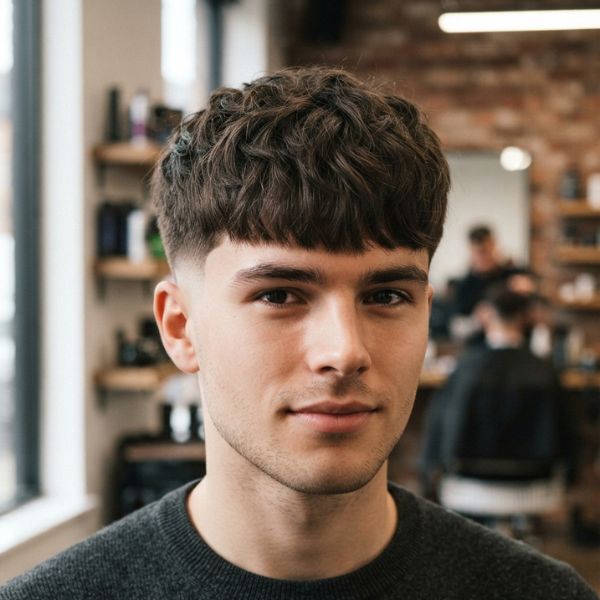Thick Hair Low Taper Fringe